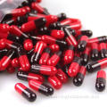 Empty capsule size 00 red and black color